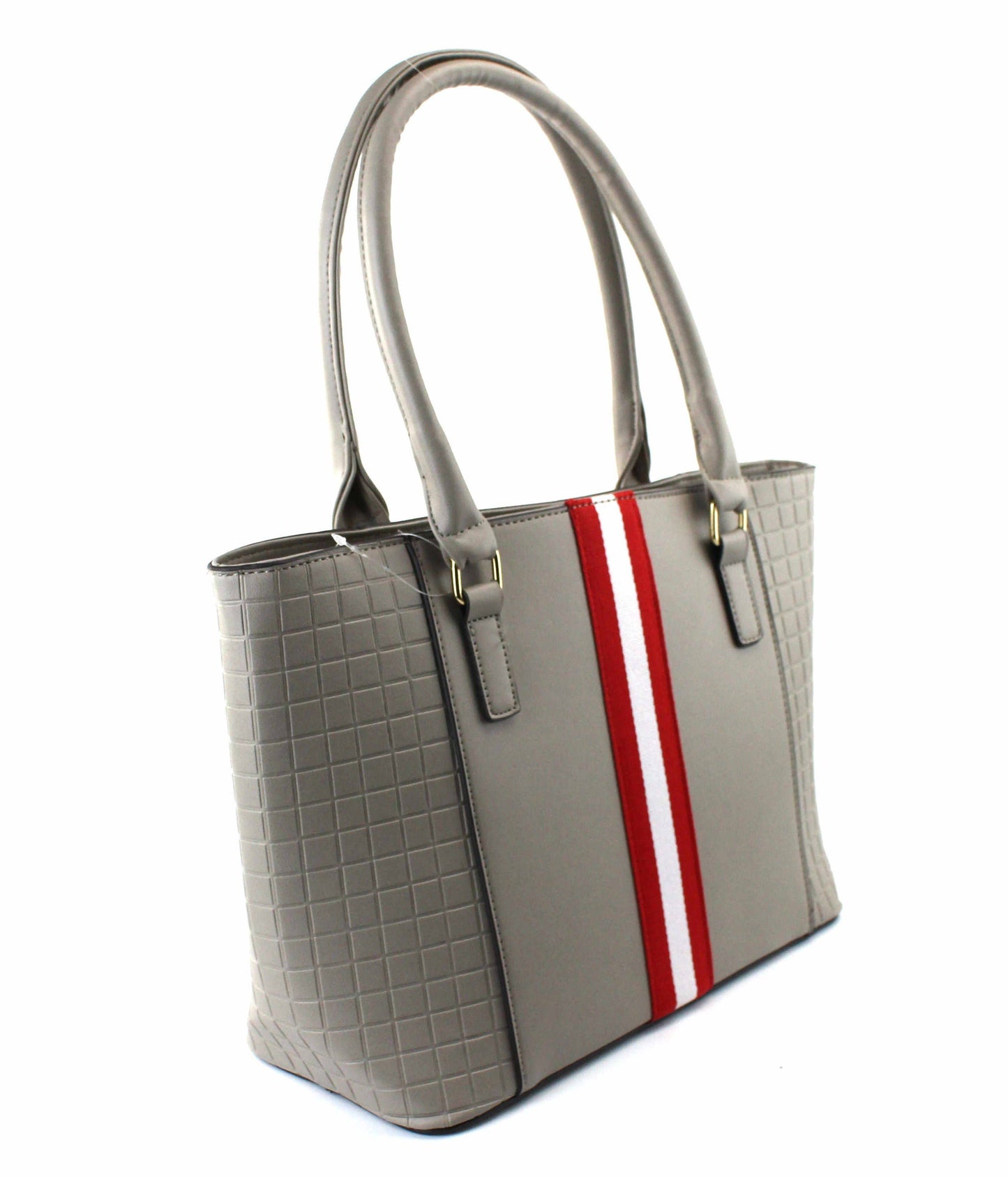 7838 Classic Striped Satchel