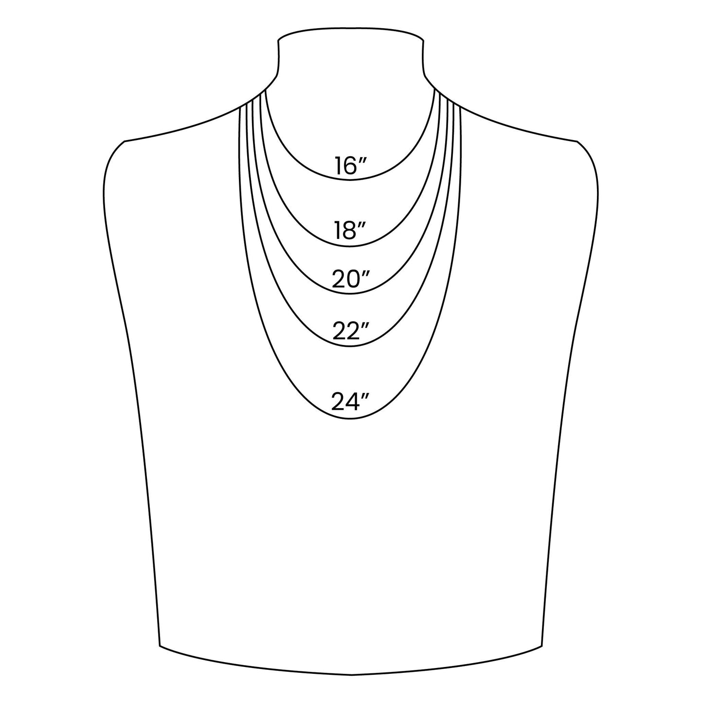 Stainless Steel Rope Chain Necklace