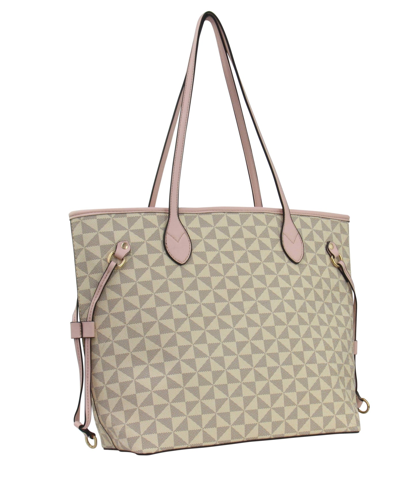 7922A - Wholesale Large Tote 2 In 1 Handbag