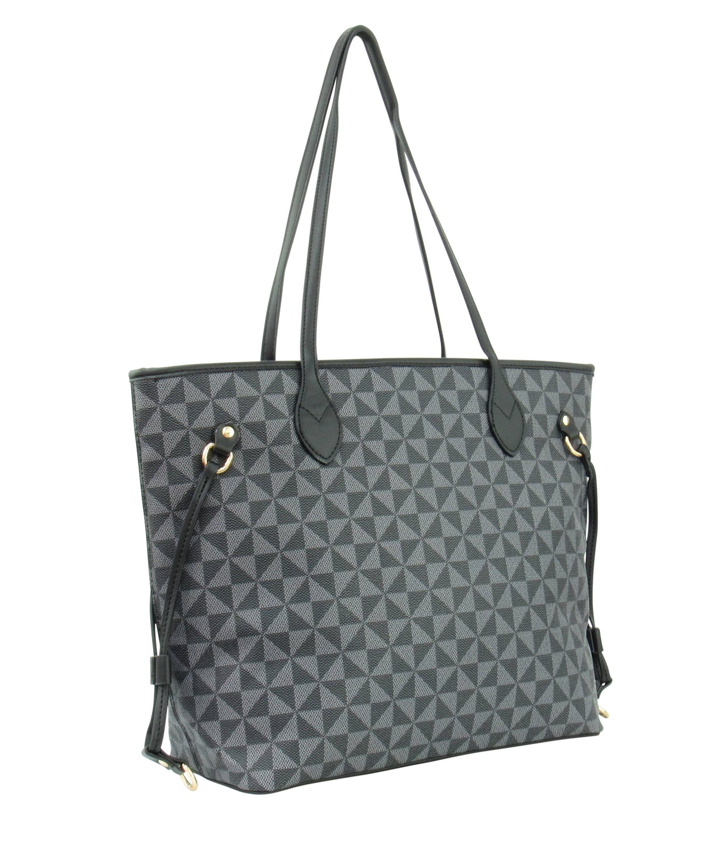 7922A - Wholesale Large Tote 2 In 1 Handbag