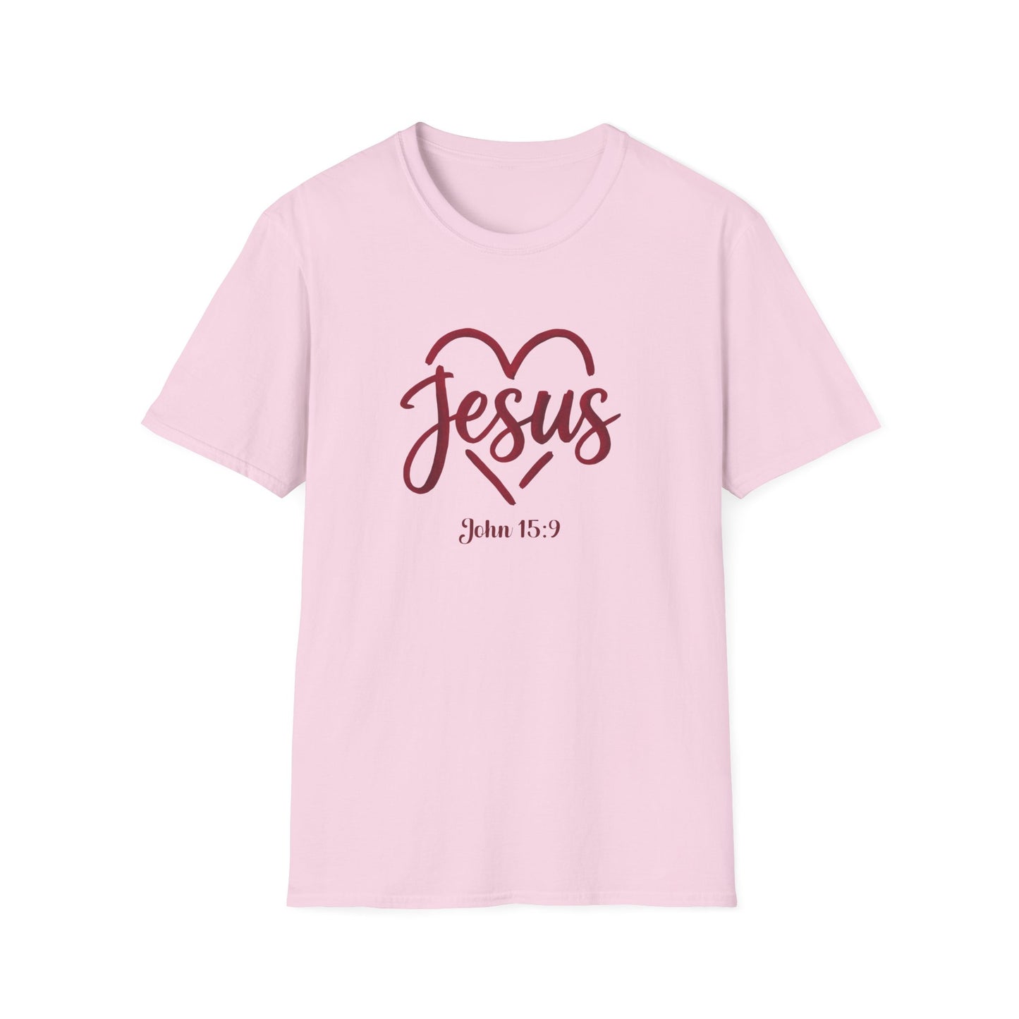 Jesus, John 15:9, Unisex Softstyle T-Shirt