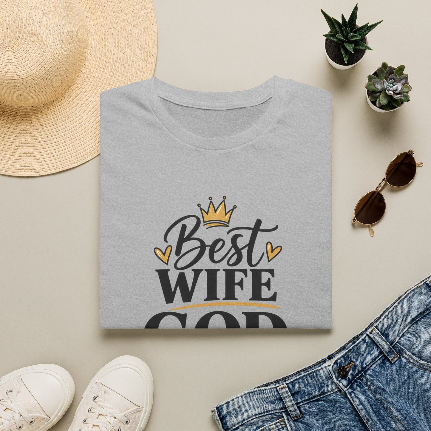 Best Wife God Created T-Shirt — "My Boo Said So" Christian Wife Tee