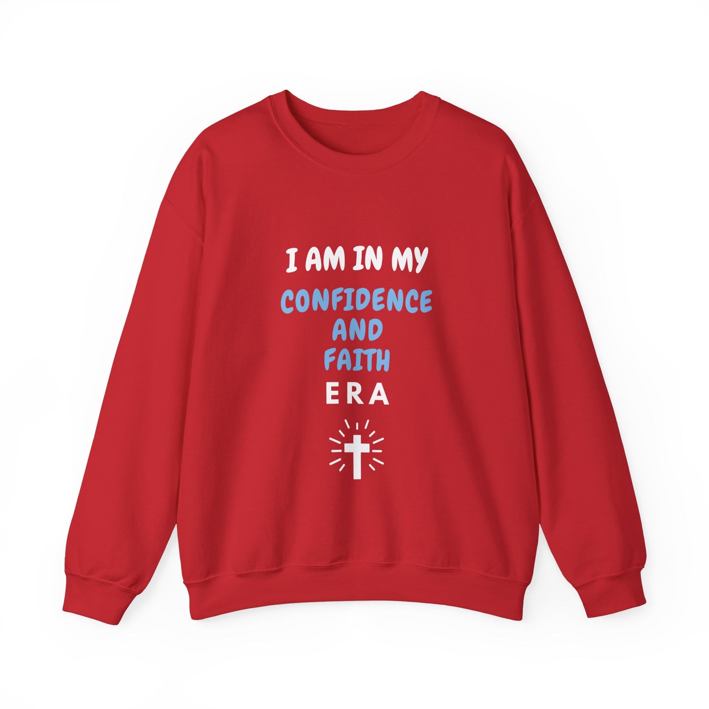 I am in my Confidence and Faith Era, Unisex Heavy Blend™ Crewneck Sweatshirt