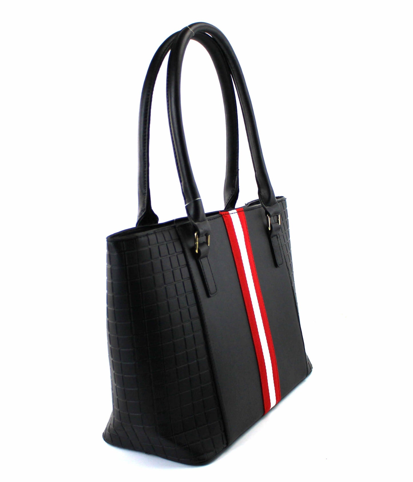 7838 Classic Striped Satchel