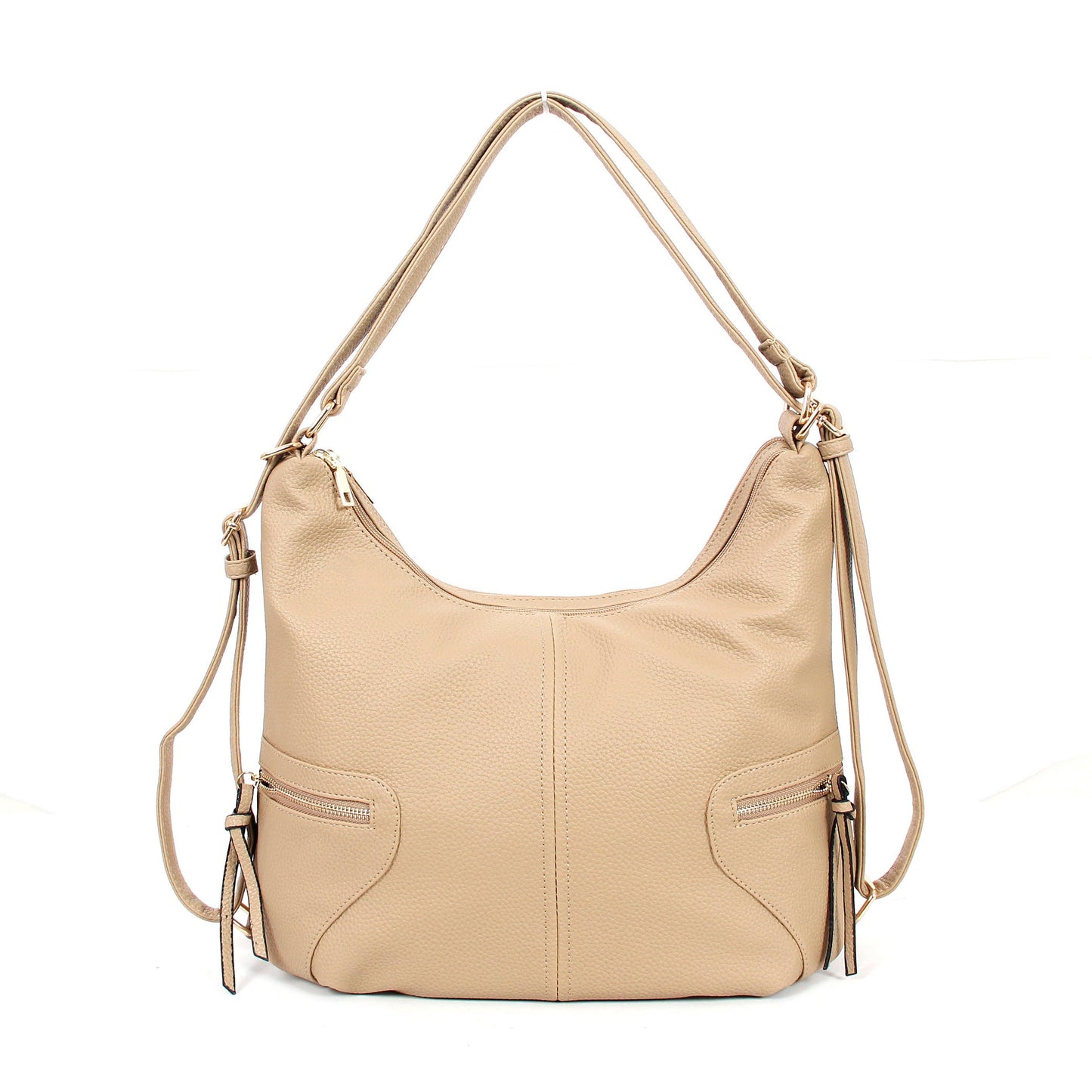 7353/ 7350-1 - Zip Convertible Hobo To Backpack