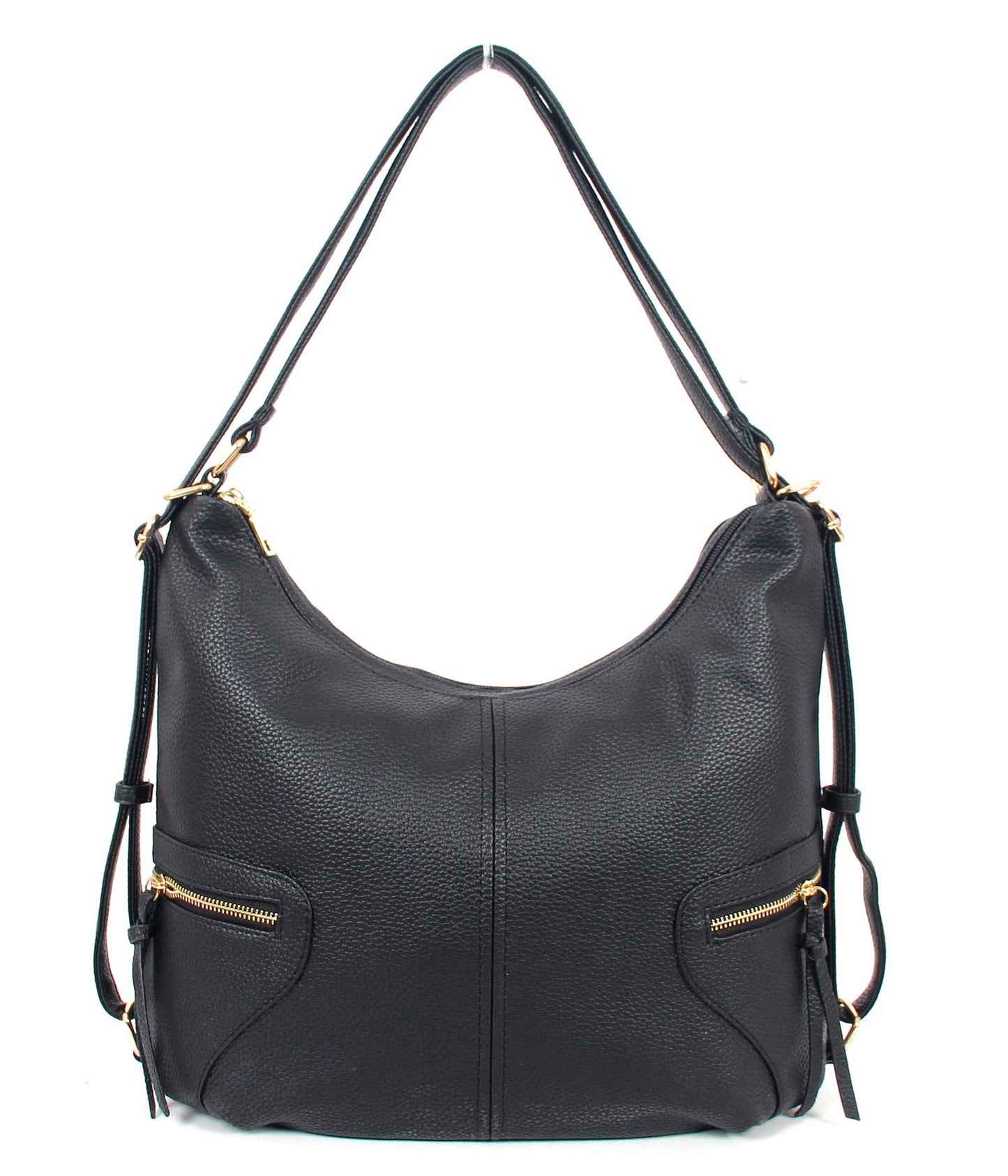 7353/ 7350-1 - Zip Convertible Hobo To Backpack