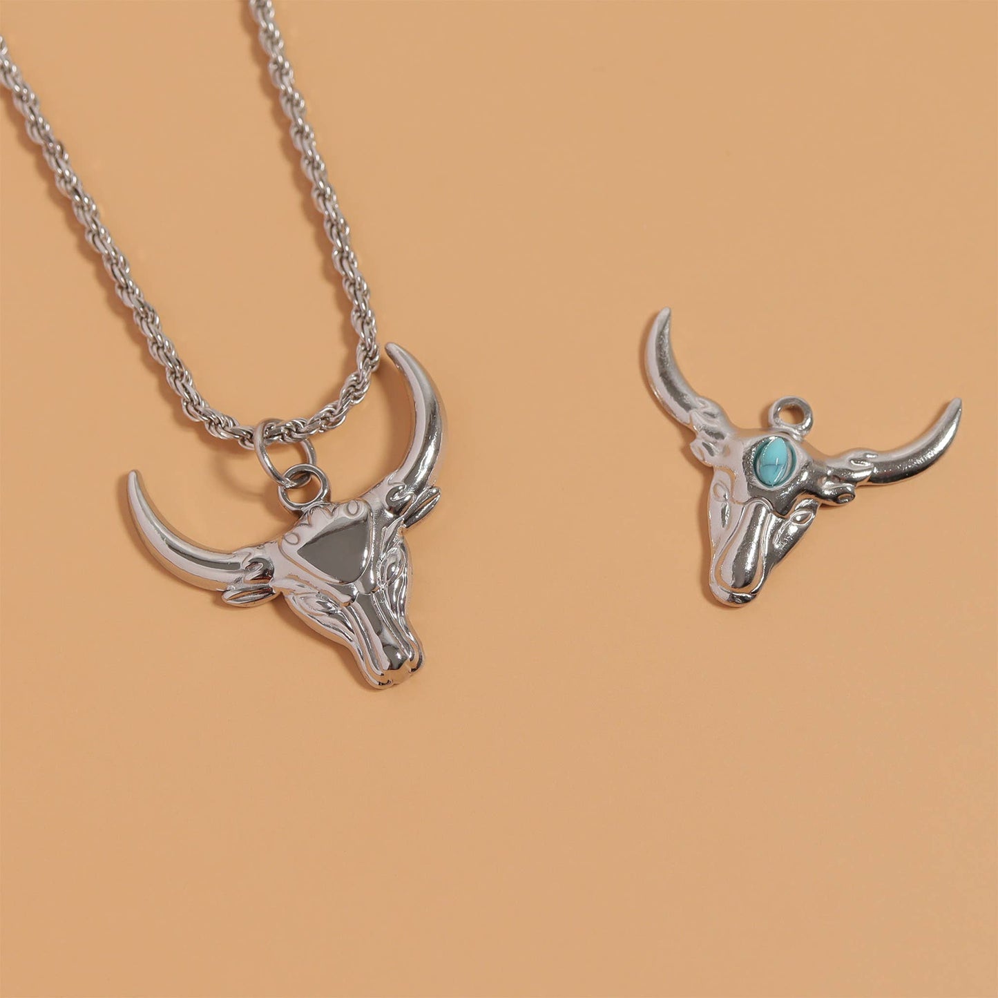 Stainless Steel Rope Chain Necklace