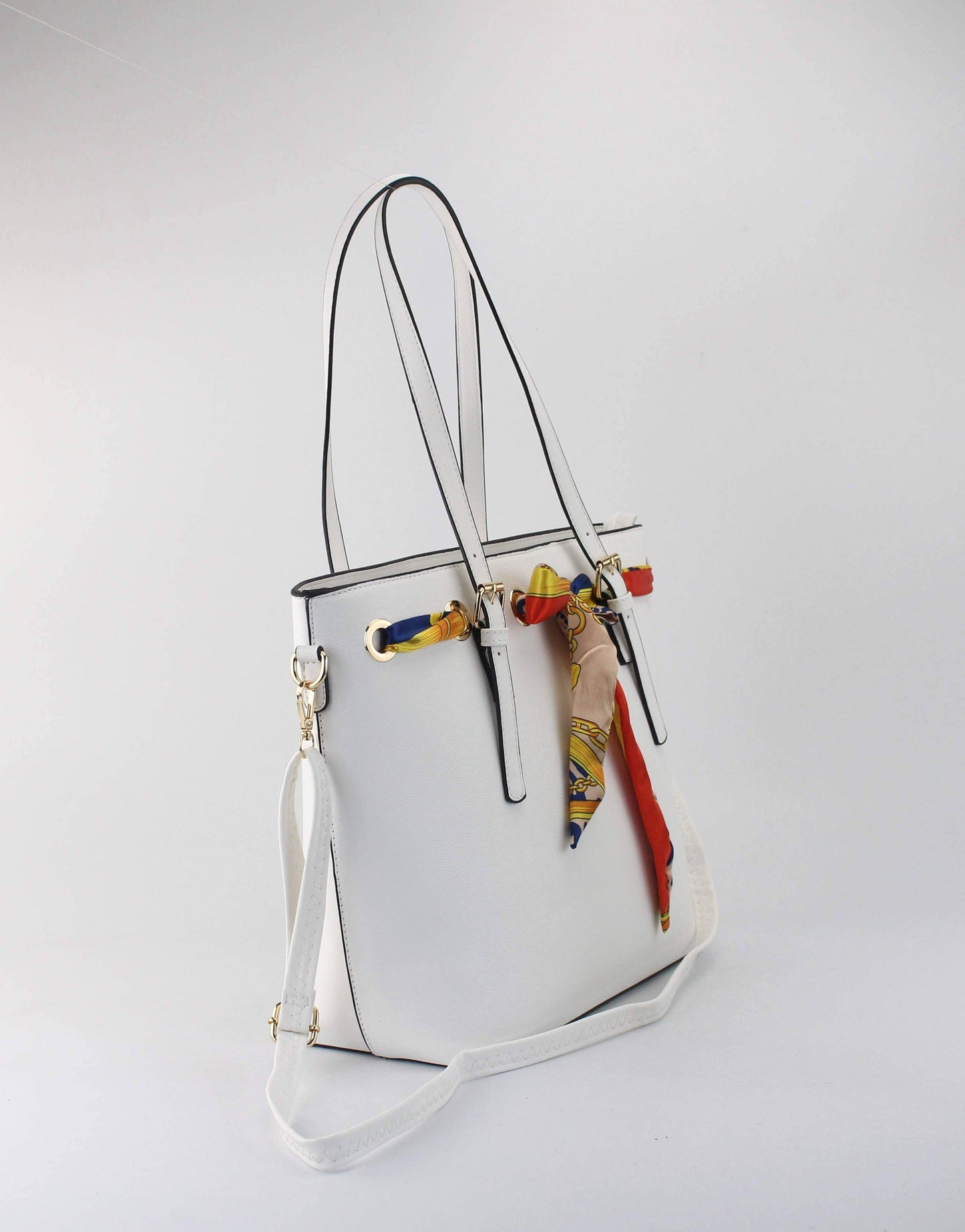 7912A - Tote Bag with Scarf