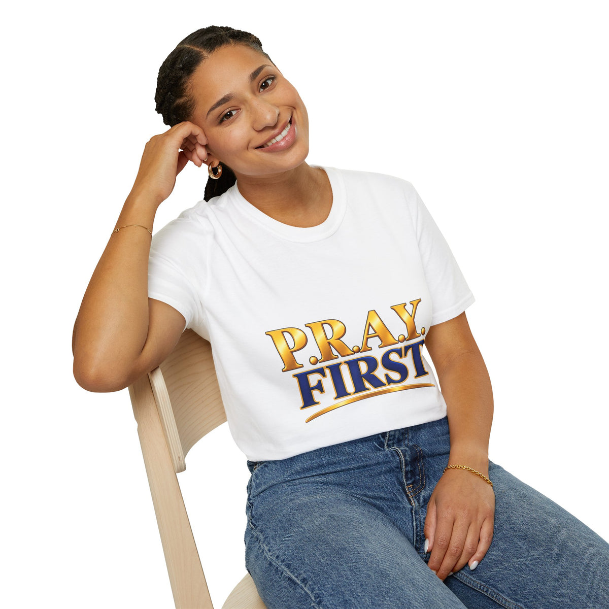 P.R.A.Y. FIRST T-Shirt — Inspirational Christian Prayer Tee