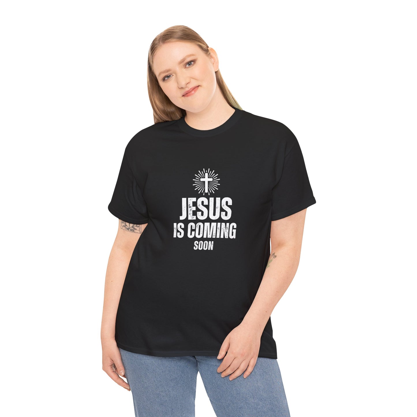 Religious Message Tee, Inspirational Jesus Shirt, Faith-Based Unisex Cotton Tee, Christian Gift, Spiritual Wear, Casual Faith Apparel