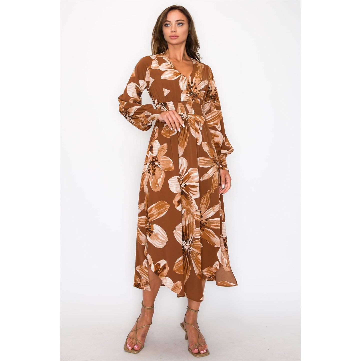 OL24A165-3-FLOWER MAXI DRESS