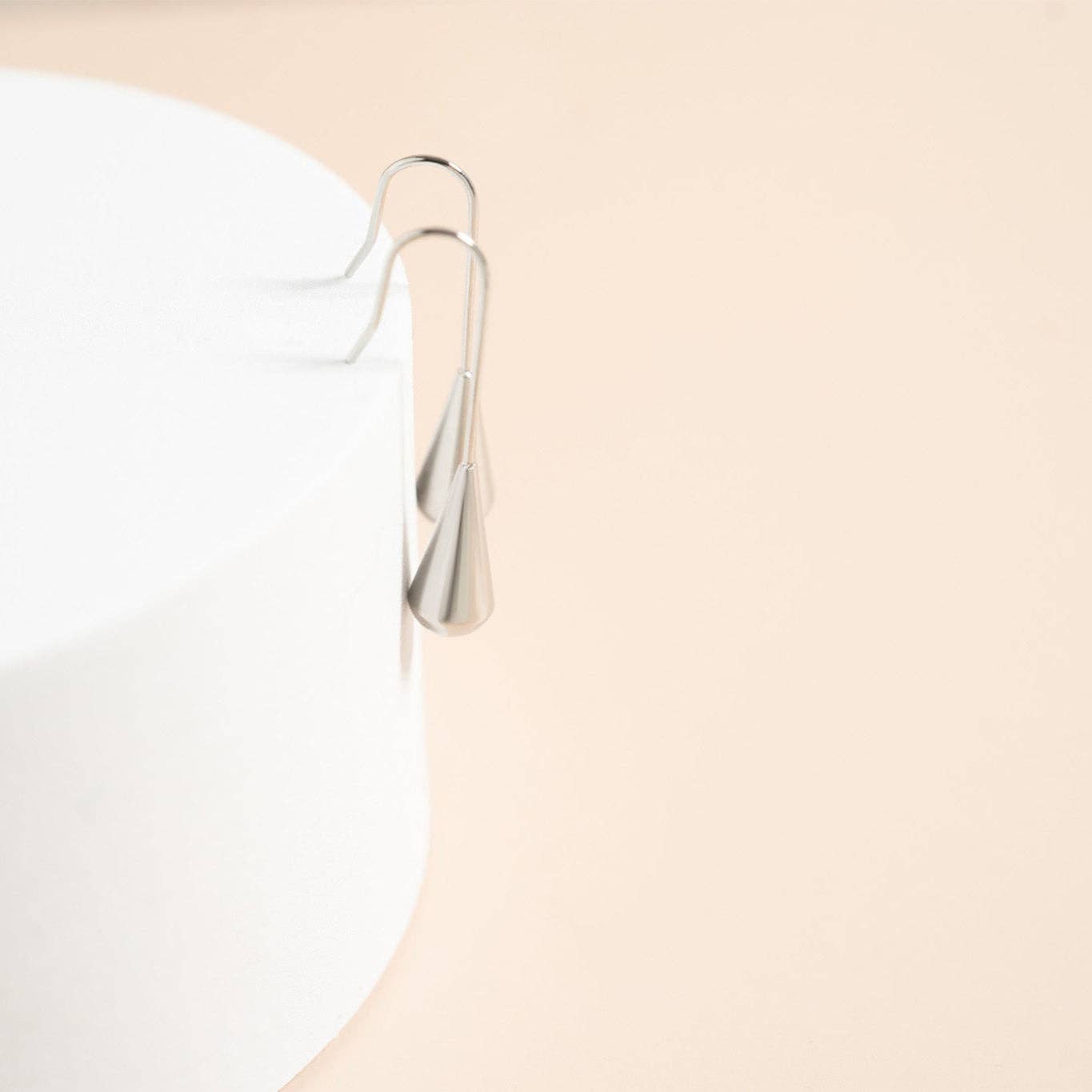 18K Gold PVD Stainless Steel Drop Earrings / ERJ0064