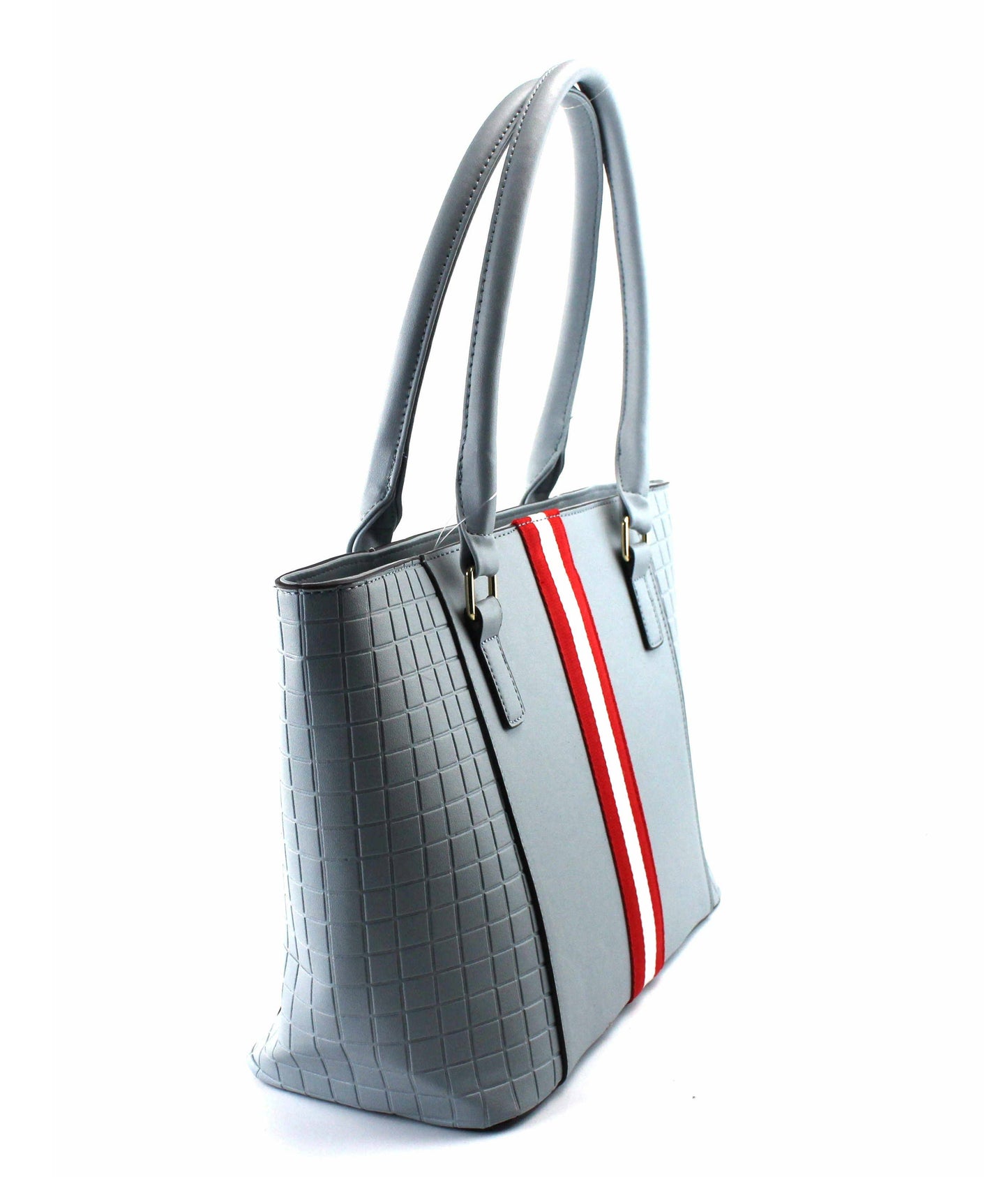 7838 Classic Striped Satchel