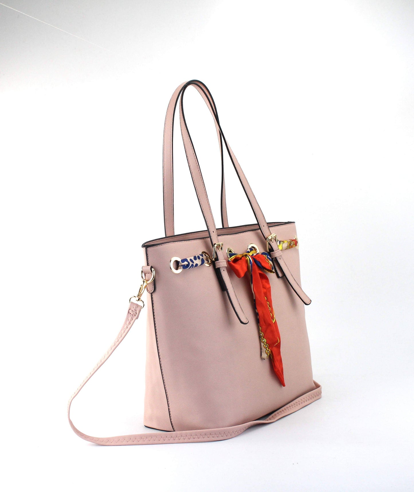 7912A - Tote Bag with Scarf