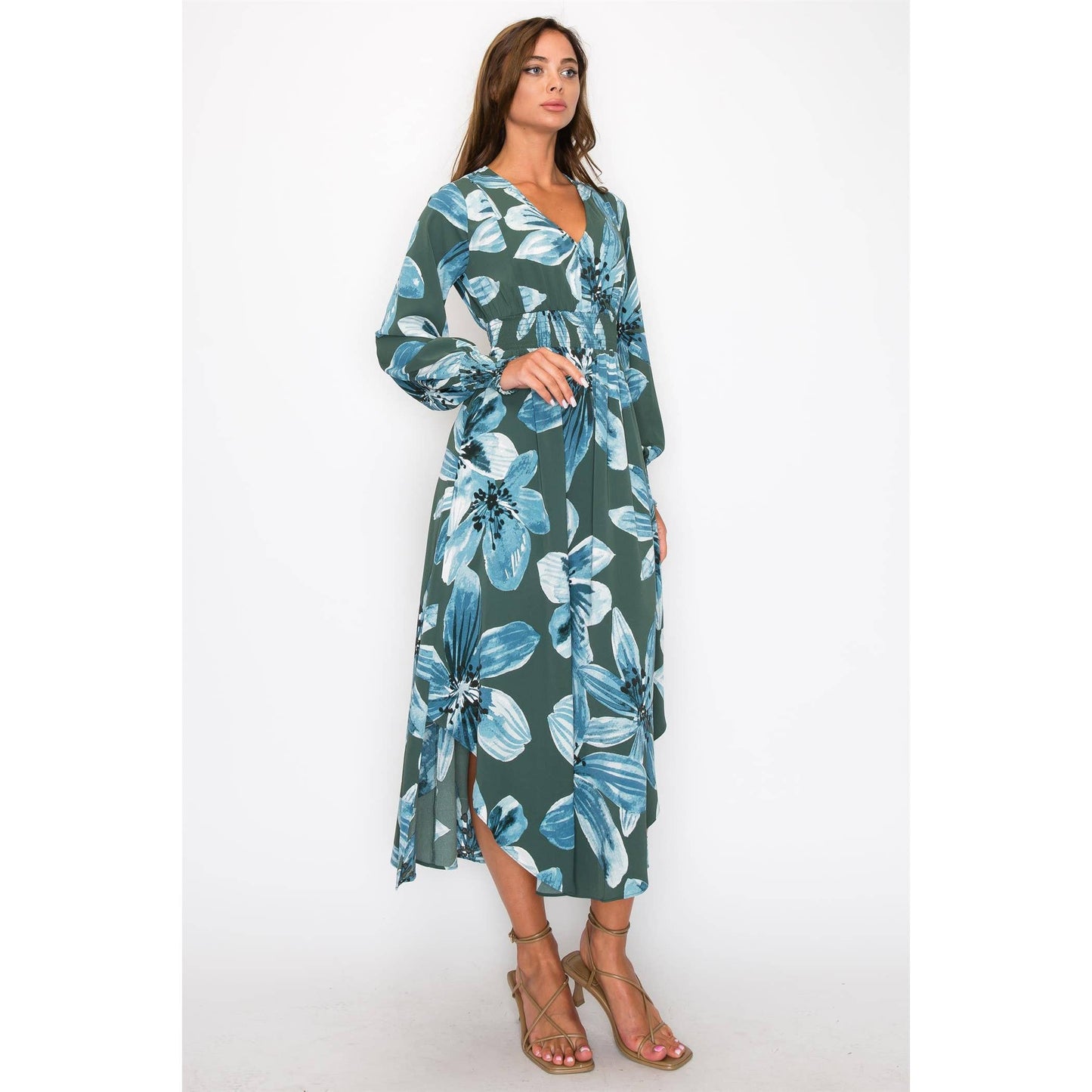 OL24A165-3-FLOWER MAXI DRESS