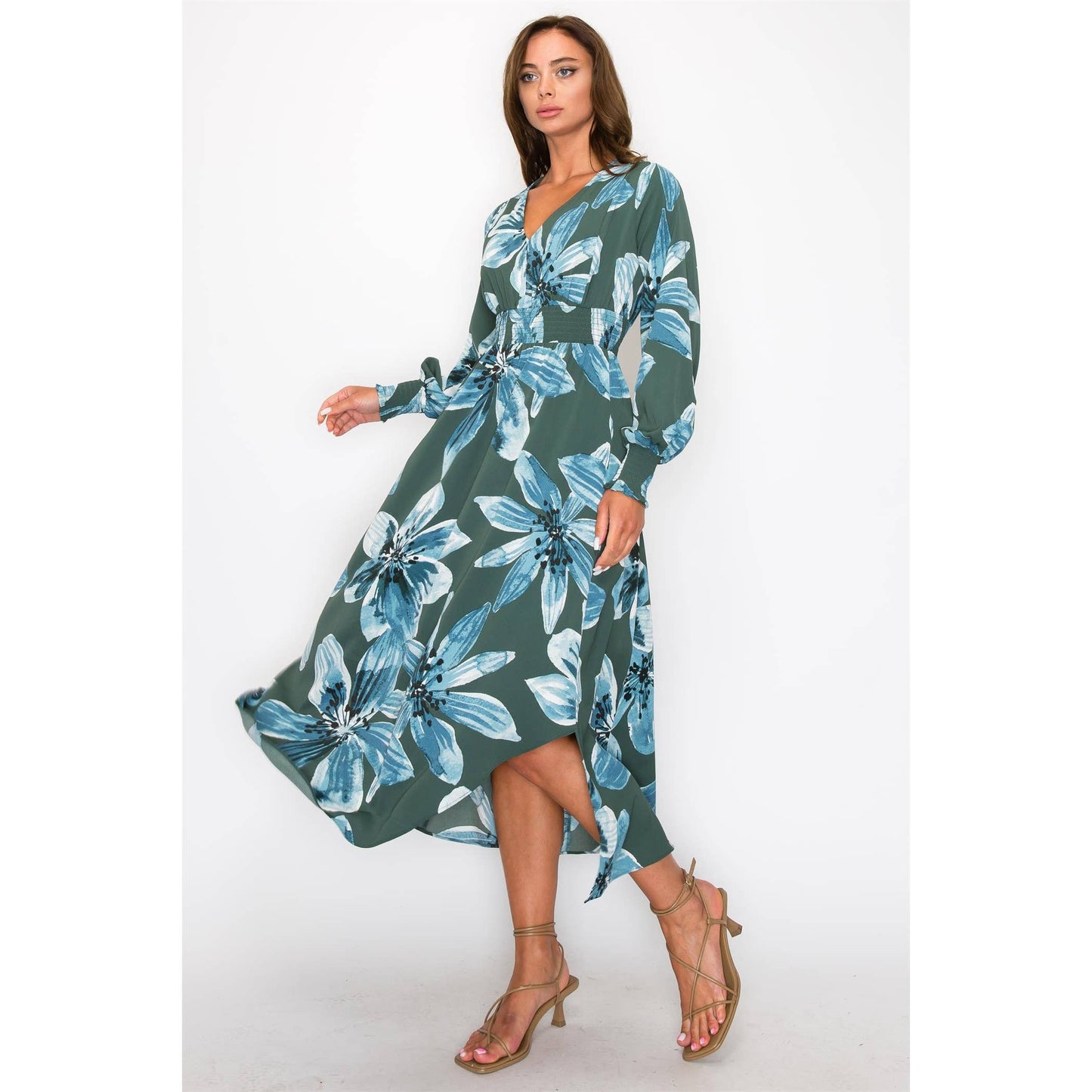 OL24A165-3-FLOWER MAXI DRESS
