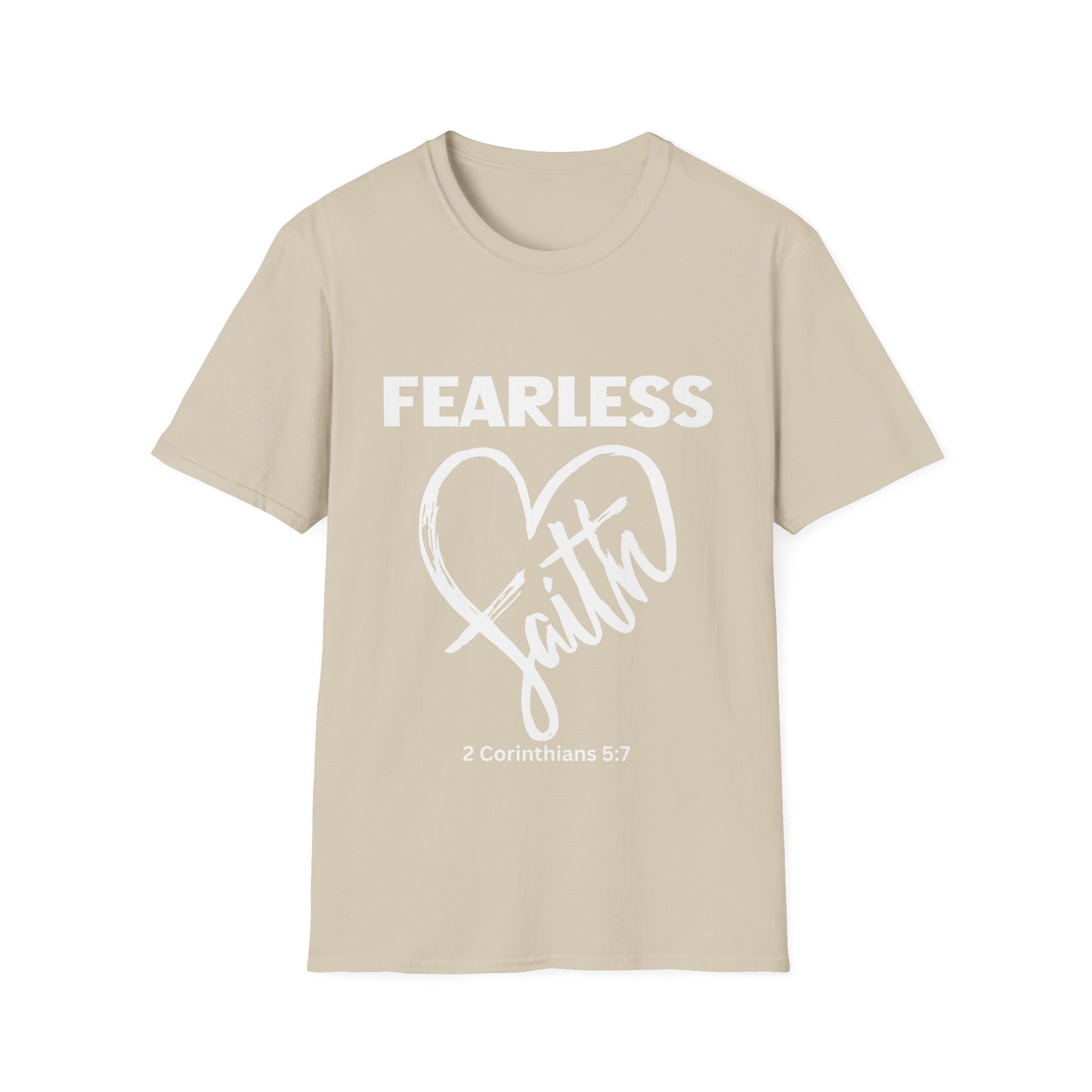 Fearless Faith, 2 Corinthians 5:7 Unisex Softstyle T-Shirt