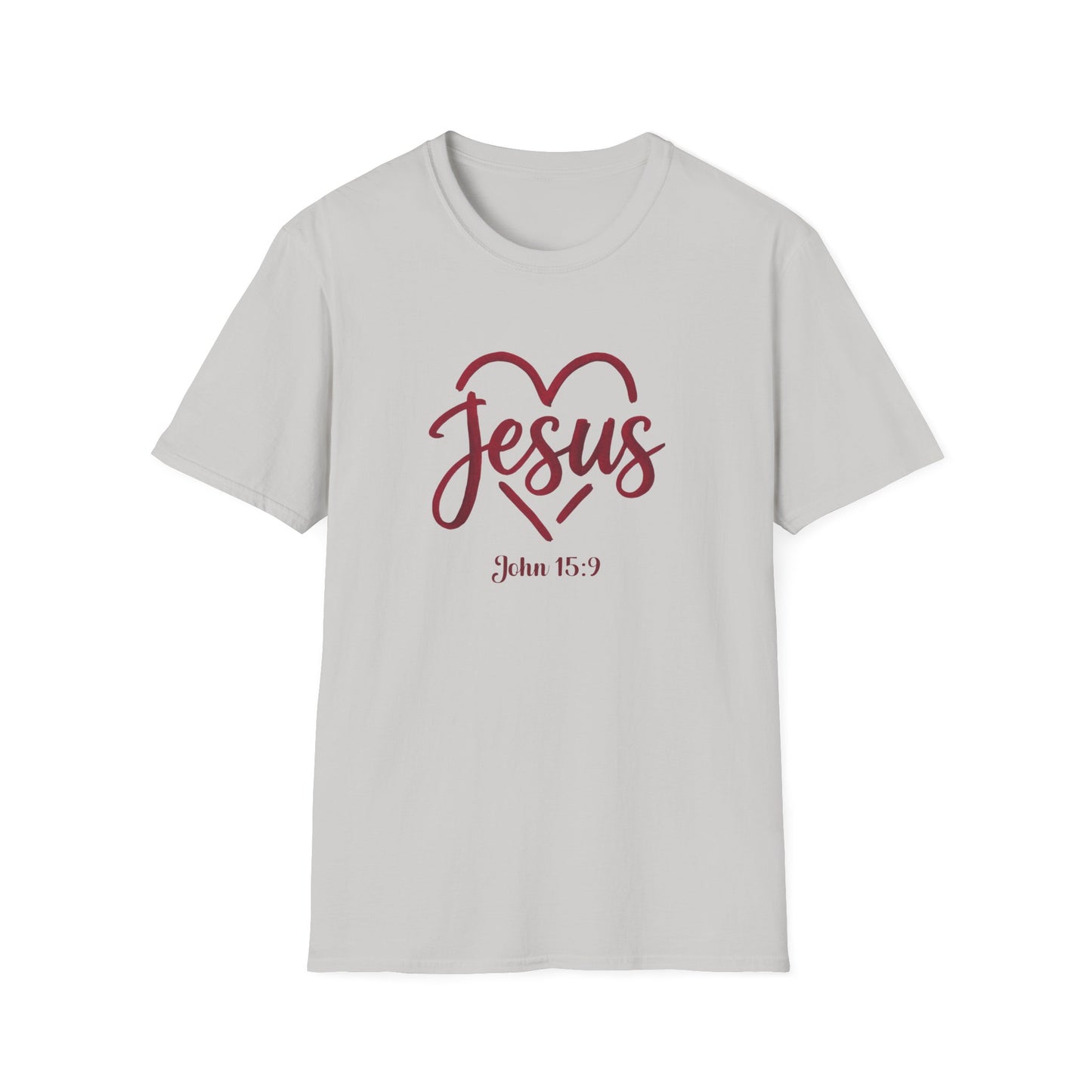 Jesus, John 15:9, Unisex Softstyle T-Shirt