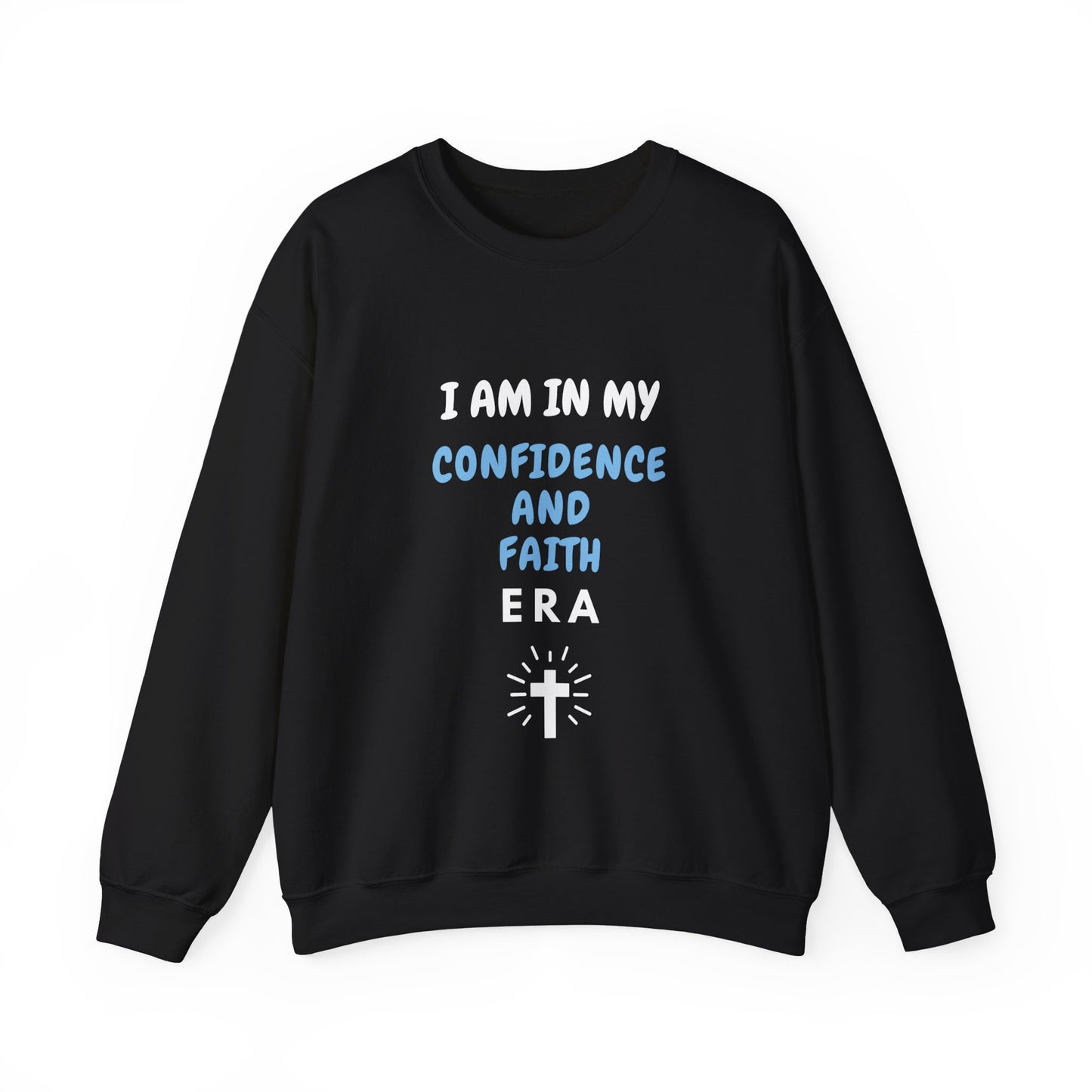 I am in my Confidence and Faith Era, Unisex Heavy Blend™ Crewneck Sweatshirt