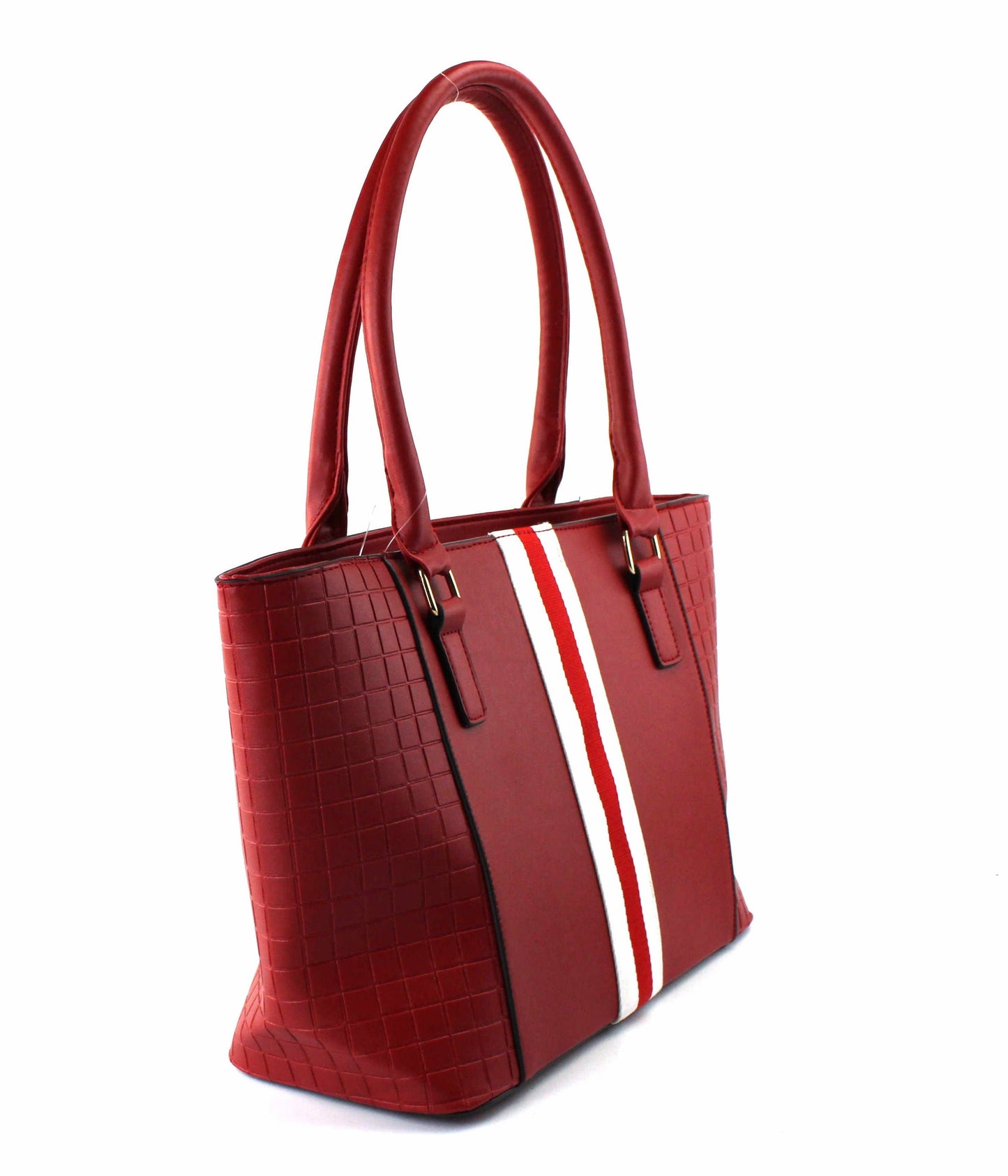 7838 Classic Striped Satchel