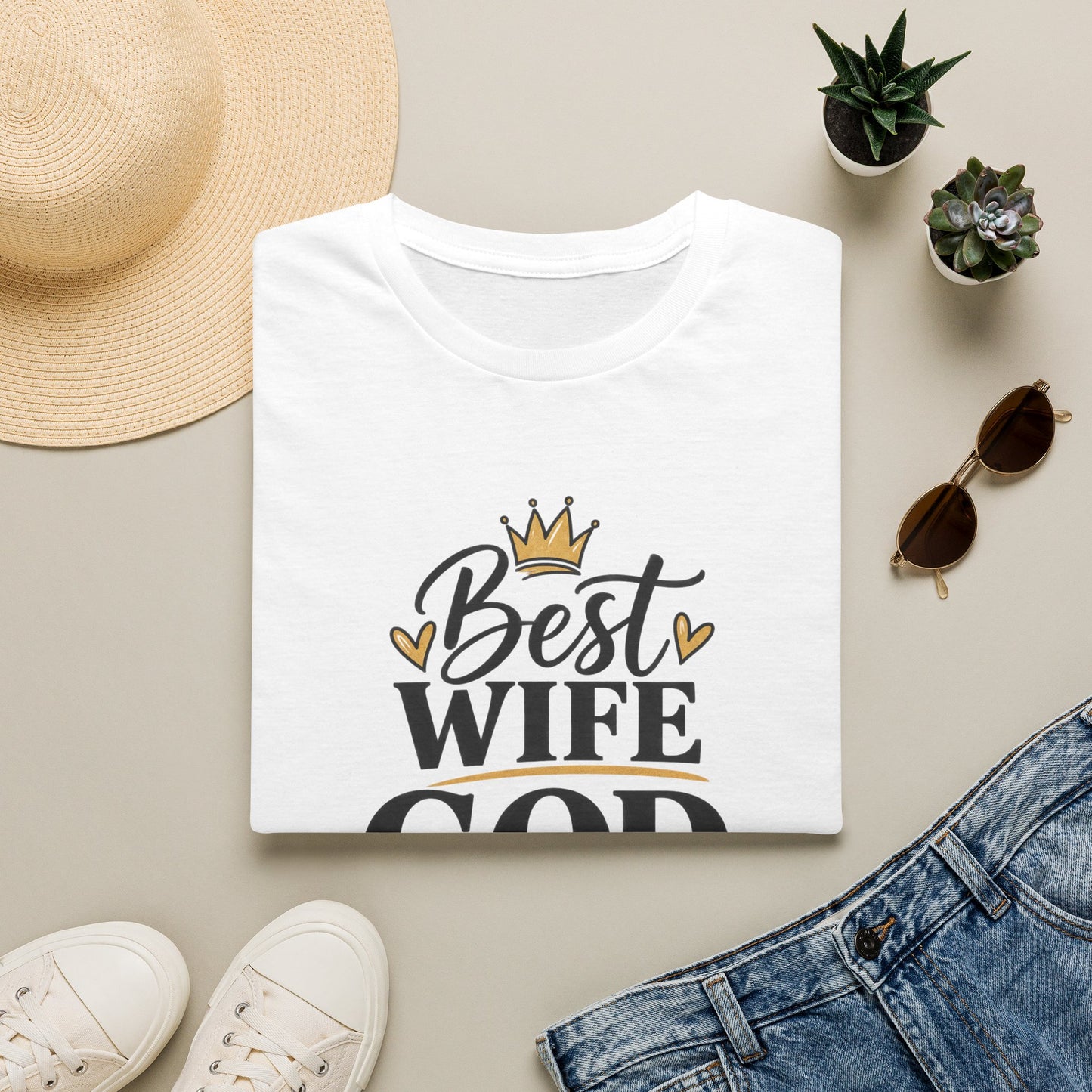 Best Wife God Created T-Shirt — "My Boo Said So" Christian Wife Tee