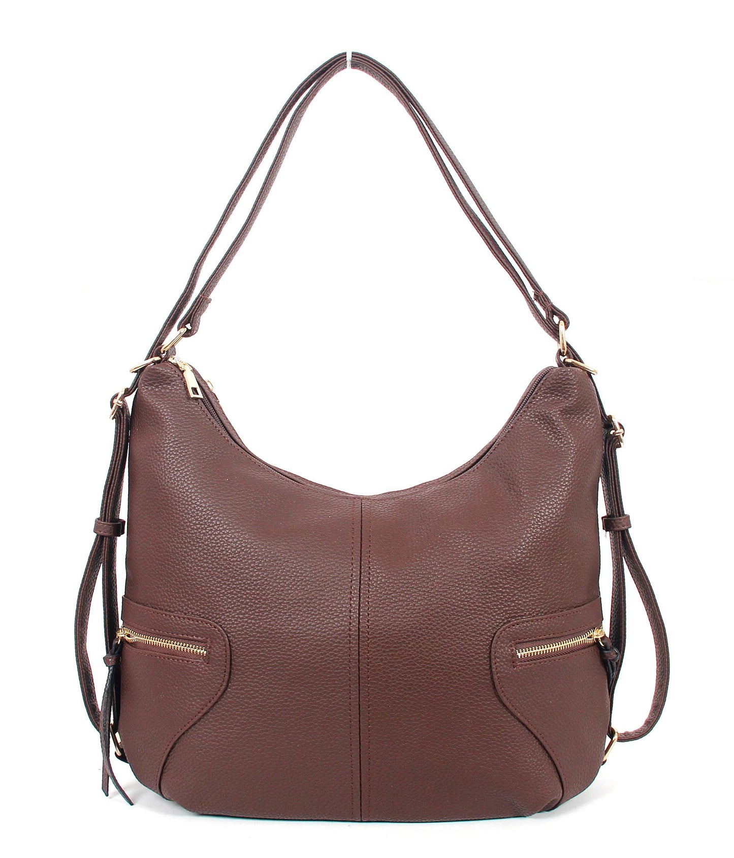 7353/ 7350-1 - Zip Convertible Hobo To Backpack