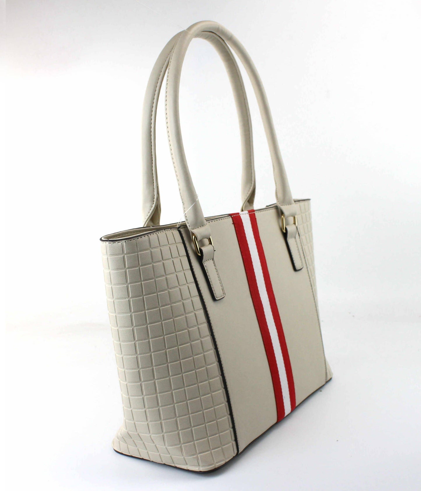 7838 Classic Striped Satchel