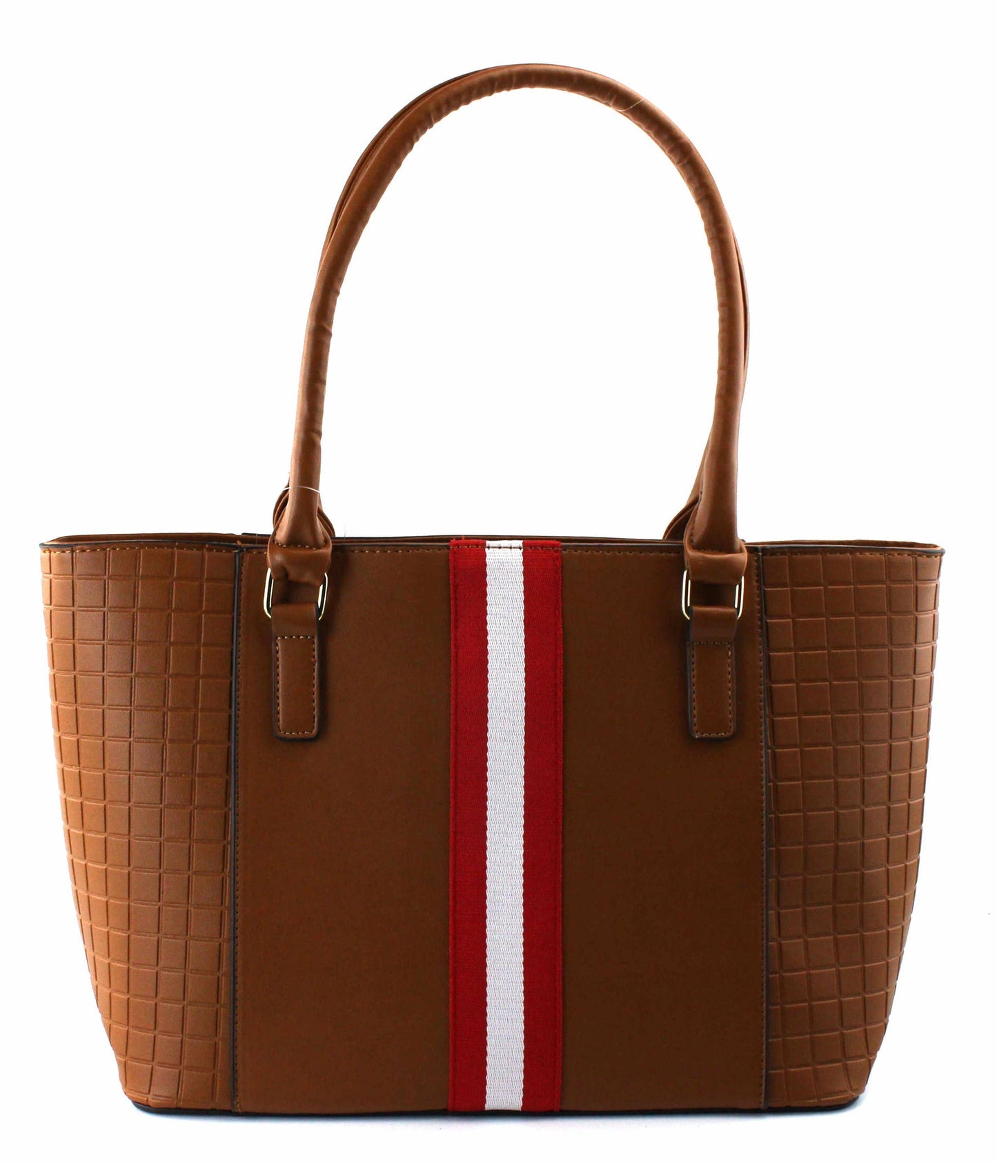 7838 Classic Striped Satchel