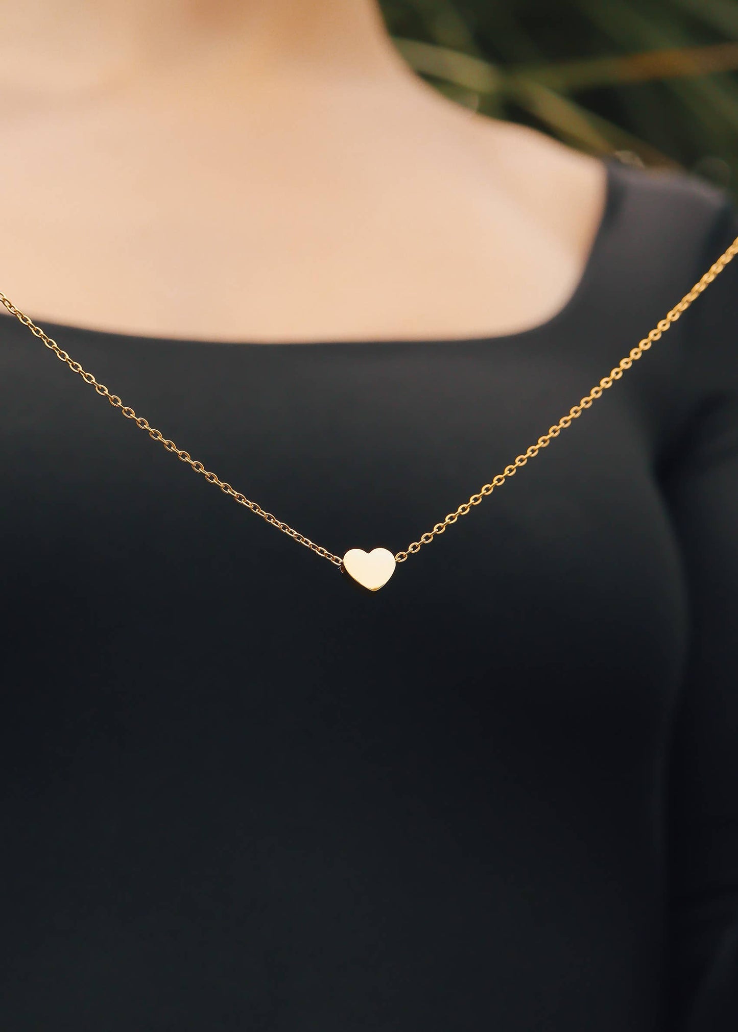 Stainless Steel Mini Heart Necklace
