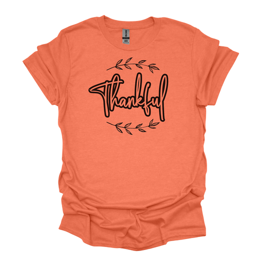 Thankful Crew Neck Christian T-Shirt