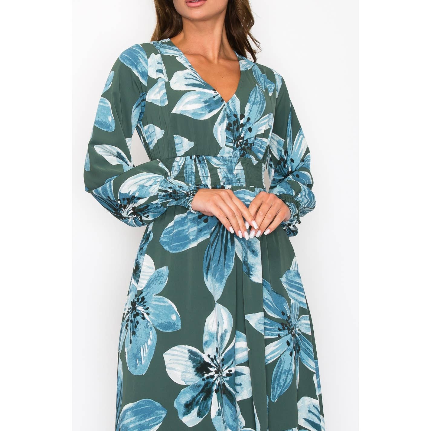 OL24A165-3-FLOWER MAXI DRESS