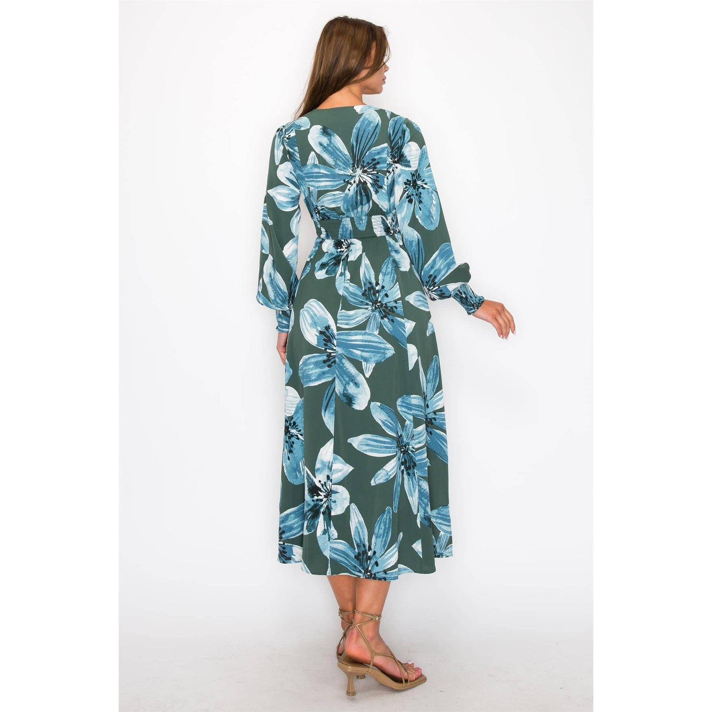 OL24A165-3-FLOWER MAXI DRESS