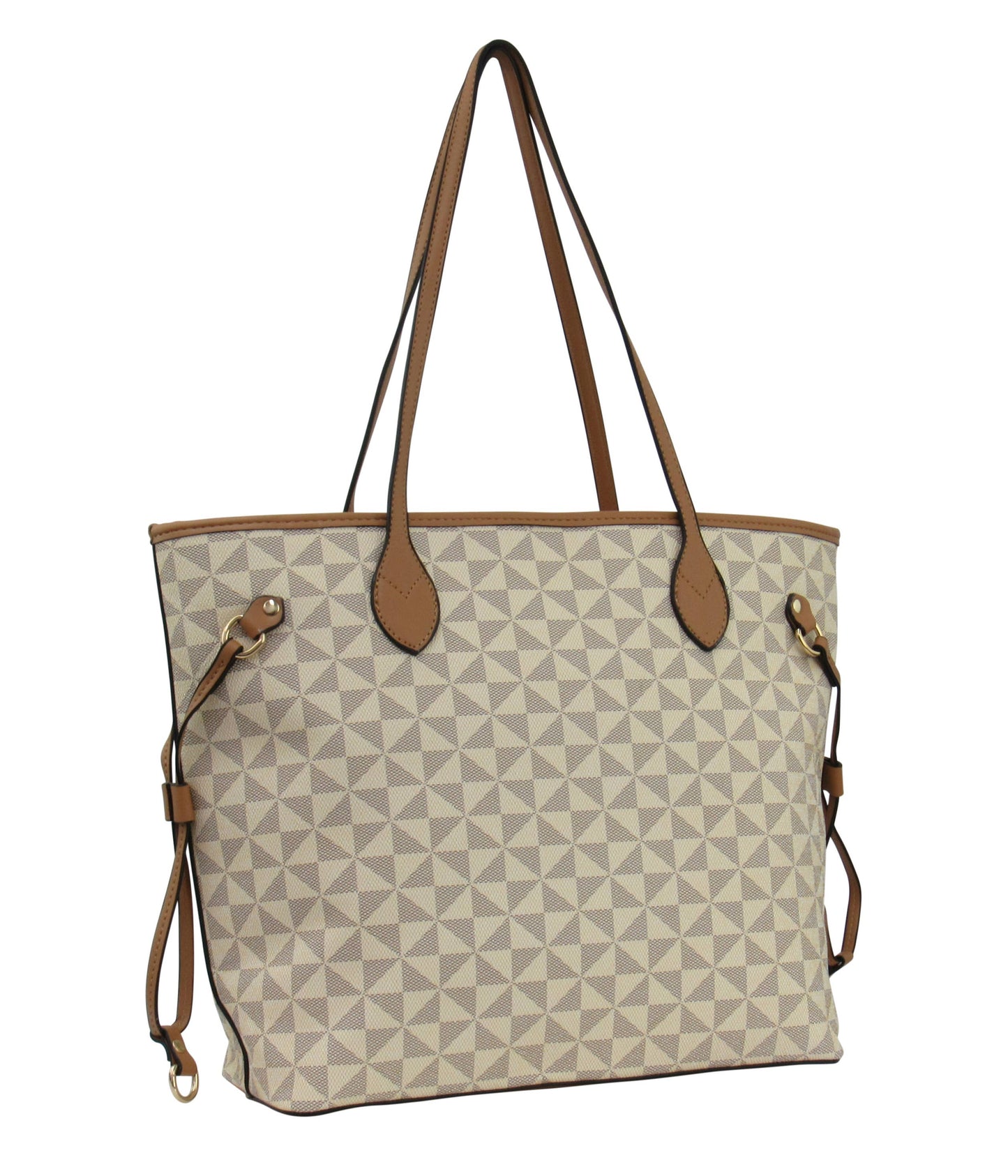7922A - Wholesale Large Tote 2 In 1 Handbag