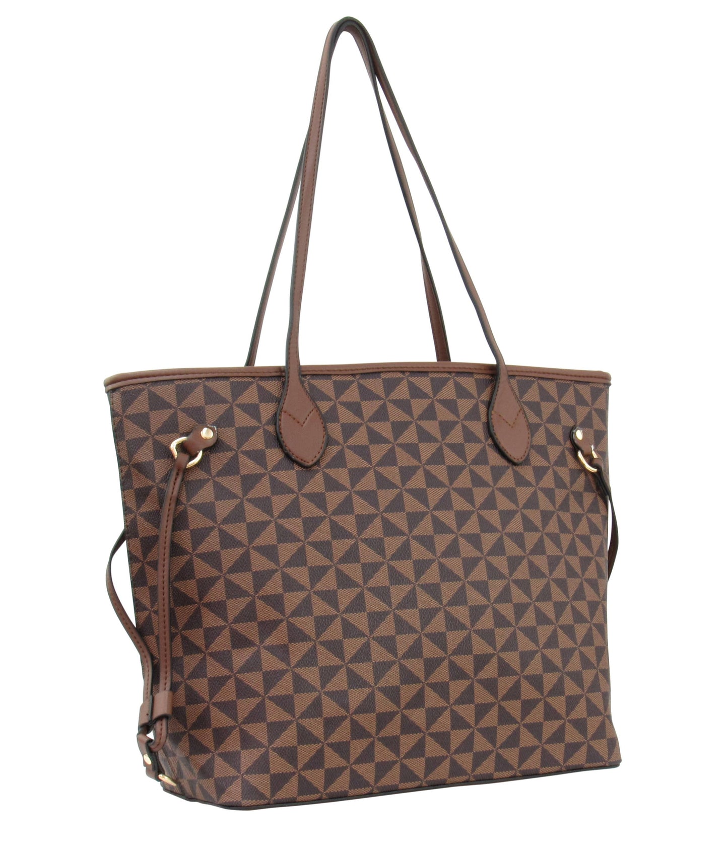 7922A - Wholesale Large Tote 2 In 1 Handbag