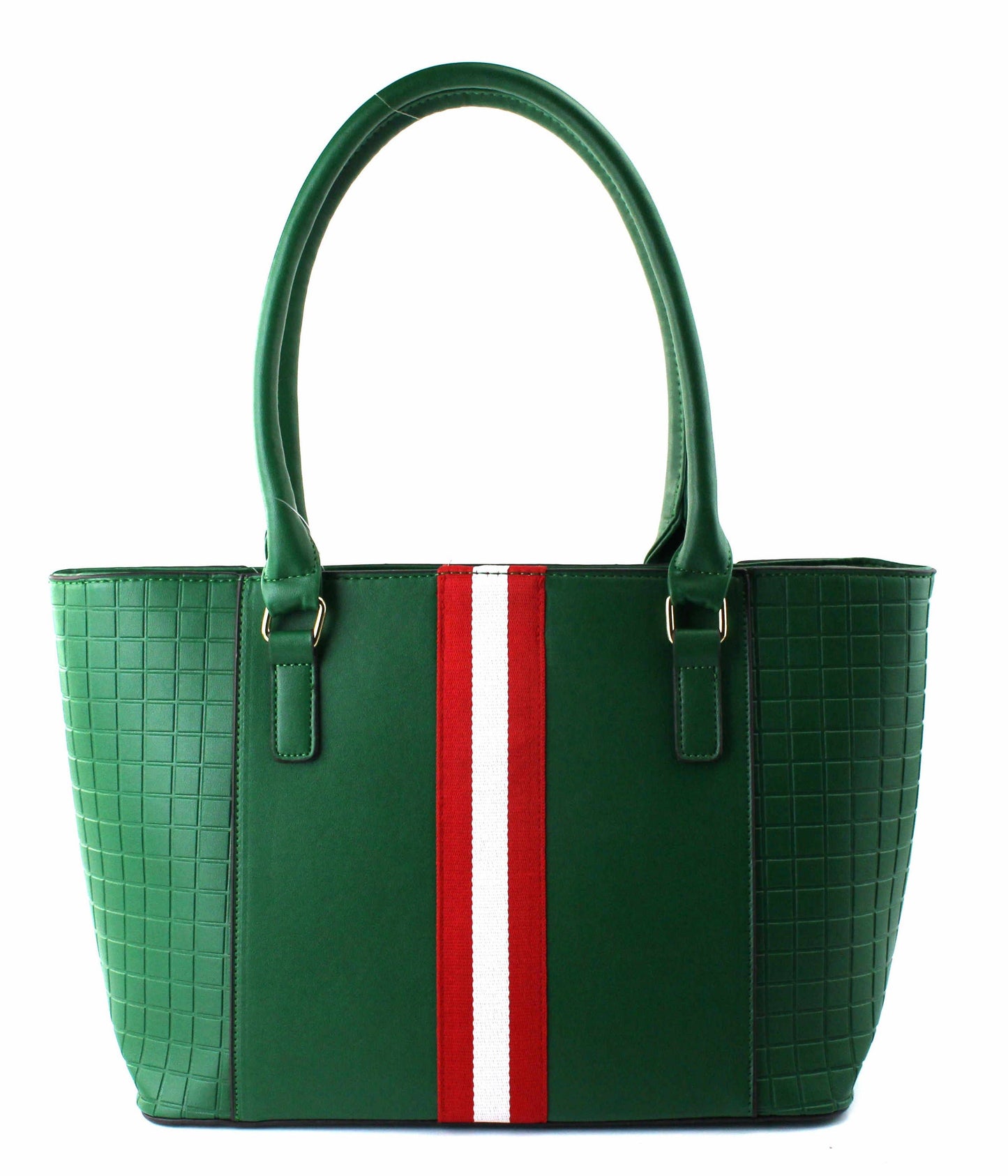 7838 Classic Striped Satchel