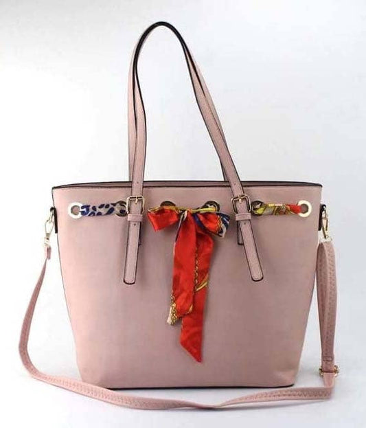 7912A - Tote Bag with Scarf