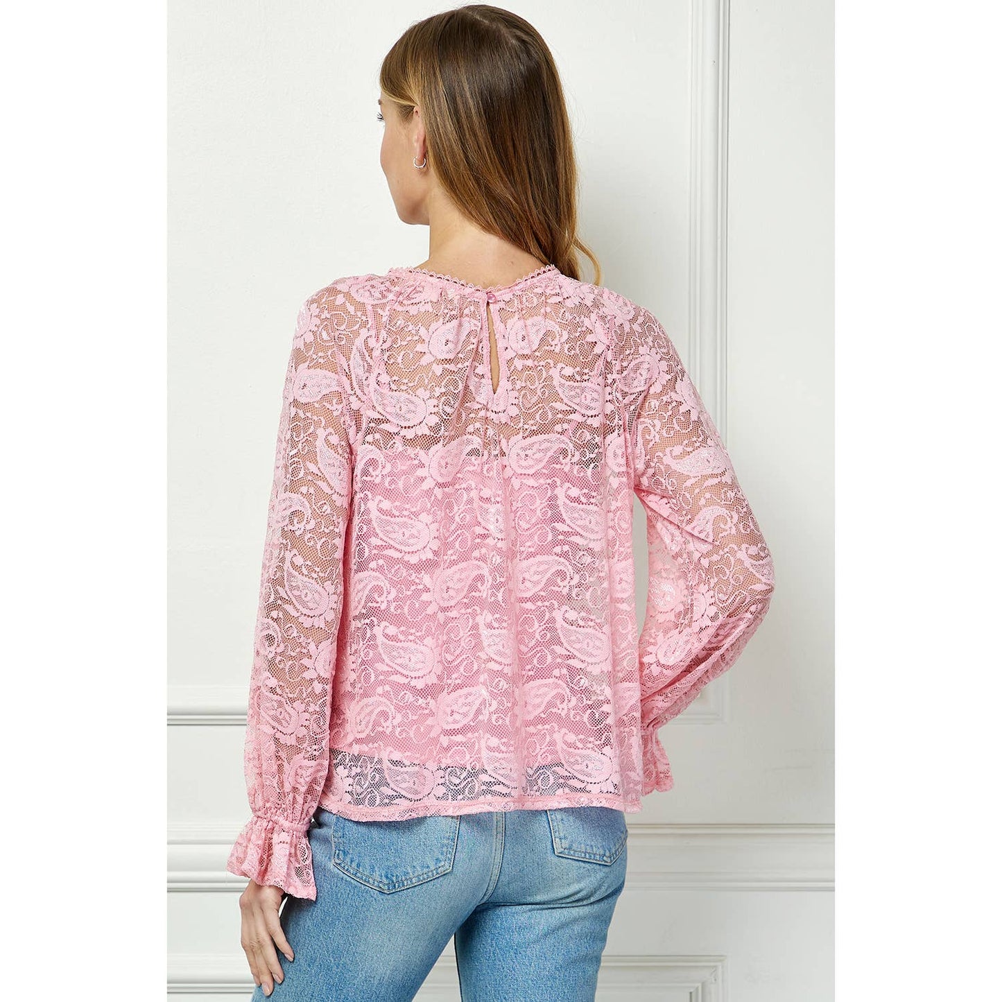 VINTAGE GRACE LACE TOP WITH CAMI LINING